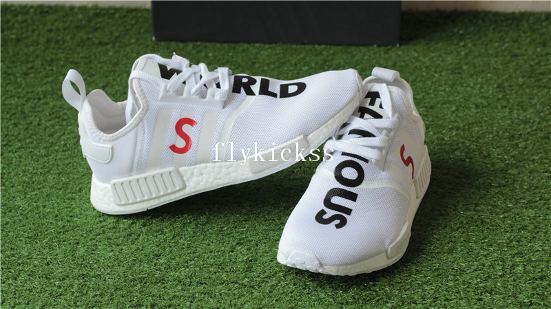 Real Boost Adidas NMD R1 Supreme World Famous